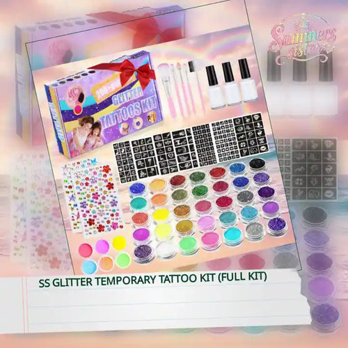 SS Glitter Temporary Tattoo Kit (FULL KIT) by@Outfy